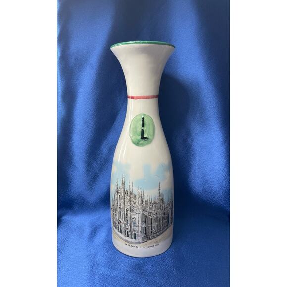 Vintage Porcelain Decanter Milano Il Duomo Design - Picture 6 of 9